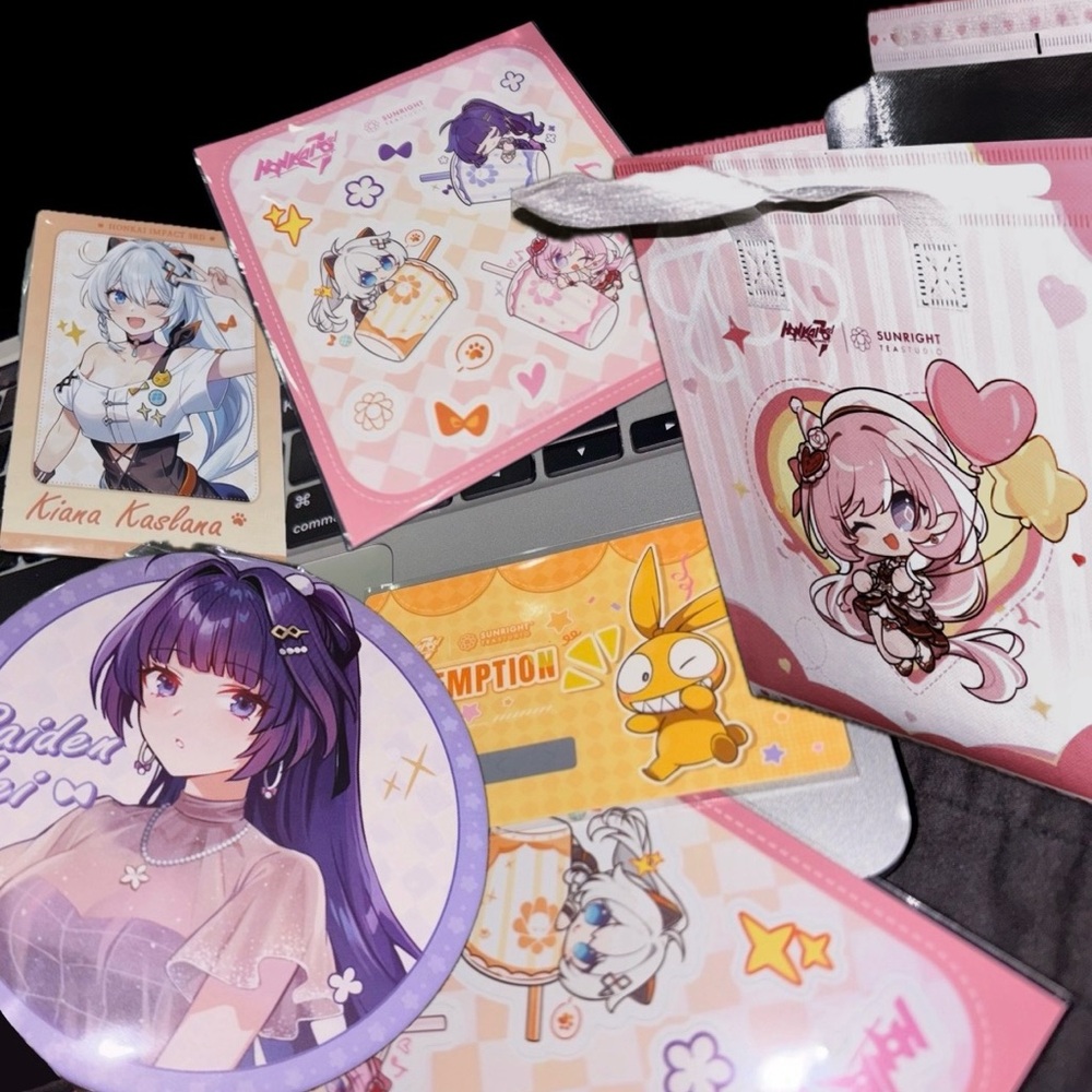 Sunright Tea Studio x Honkai Impact 3rd Limited Edition — Pink Bag Set Insulated